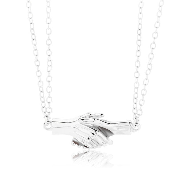 Spaceman Astronaut Necklace Pendant Magnetic Couple