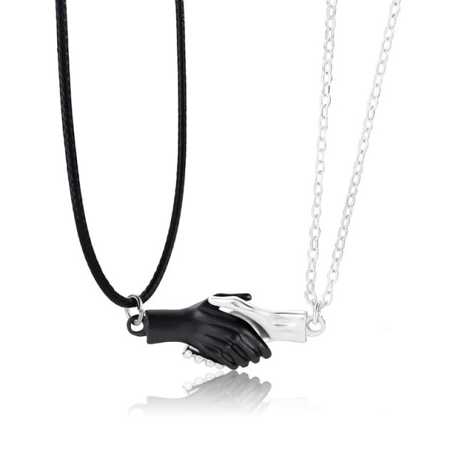 Spaceman Astronaut Necklace Pendant Magnetic Couple